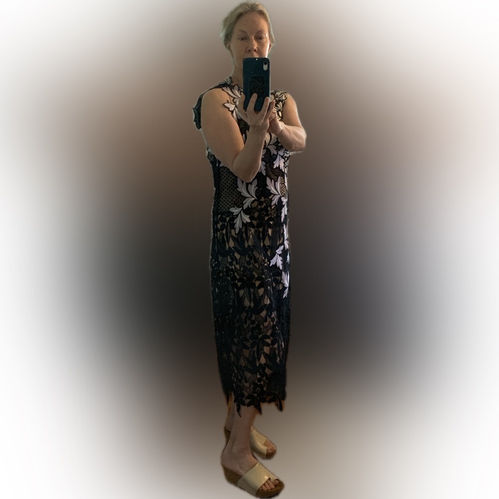 Self Portrait Guipure Lace Dress Size 8